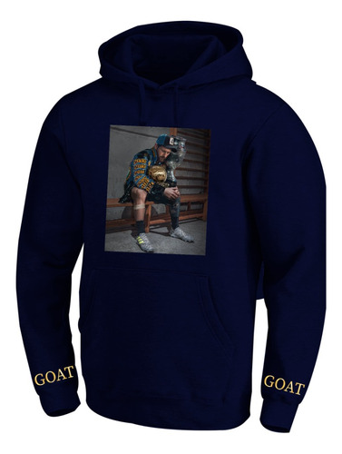 Sudadera Leo Messi Letras Doradas(goat)