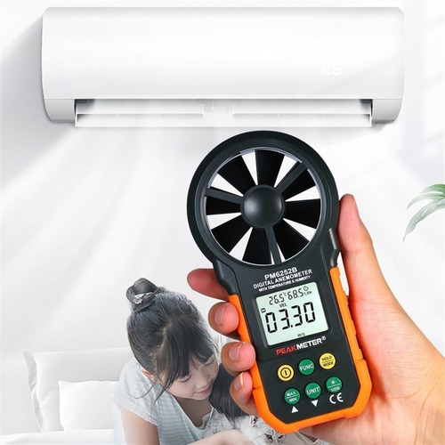 Anemômetro De Vento Multifuncional Digital Profissional