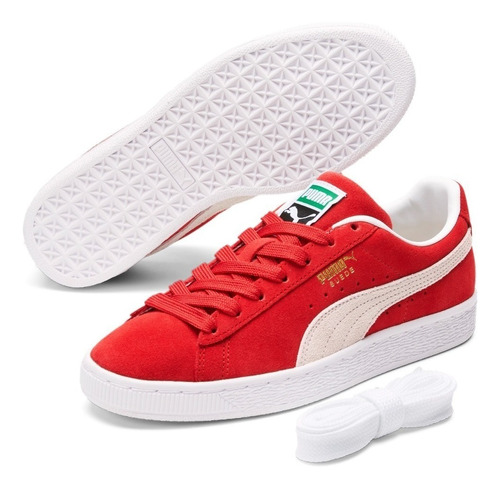 Zapatillas Puma Mujer Suede Classic Xxi 381410 02 Rojo