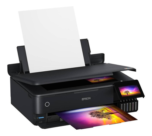 Imagen 4 de 6 de Impresora a color multifunción Epson EcoTank L8180 con wifi negra 100V
