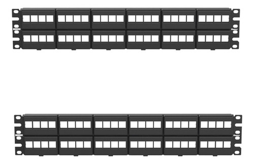 Panel De Parcheo Modular Keystone 48 Puertos 2ur