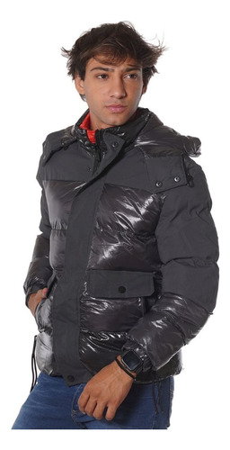 Camperon Campera Hombre Impermeable Con Capucha