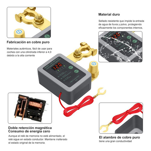 Interruptor De Desconexión De Batería Para Coche De 12v 240a