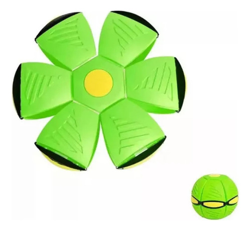 Flying Saucer Ball, juguete verde para mascotas