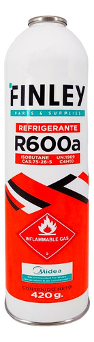 Gas Refrigerante Lata Finley R600a 420g