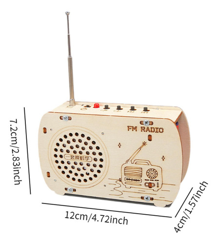 Kit De Experimentos Científicos Con Modelo De Radio Para