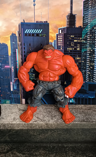 Marvel Legends Red Hulk 3.75 Hasbro No Toybiz 