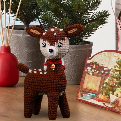 Kits De Ganchillo Navideños, Kits De Muñecas De Ciervo