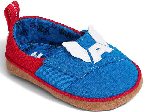 Zapato Toms Colección Original Bebe Capitan De 0-6 Meses