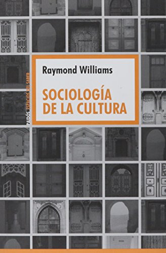 Libro Sociología De La Cultura De Raymond Williams Ed: 2