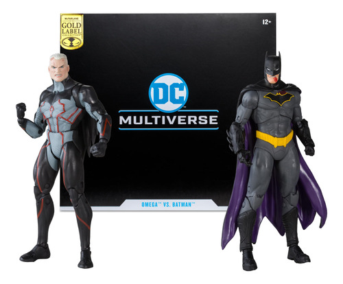 Figuras Mcfarlane Omega Y Batman Sin Máscara, Gold Label