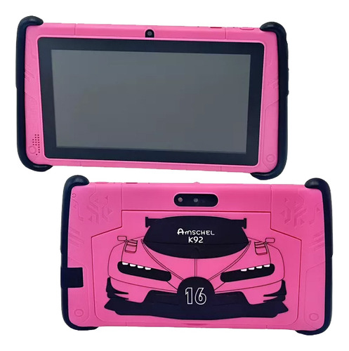 Tablet Amschel K92 4gb 16gb 7 Android Kids - Game Pad Color Rosa Chicle