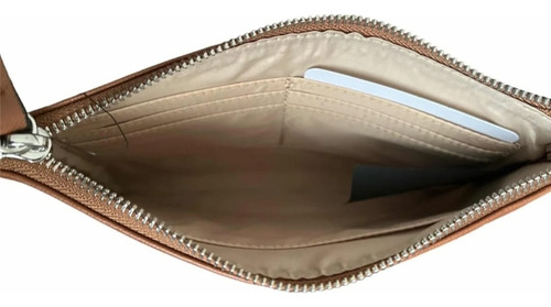 Bolsa De Mano Dama Guess Chocolate Lisa Níquel Chocolate