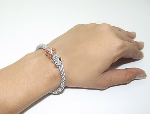 Imagen 4 de 5 de Kit Regalo Mama Cadena Acero Día De La Madre + Pulsera Topos