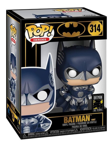 Funko Pop Batman 1997 #314 Batman 80 Years Dc Regaloleon