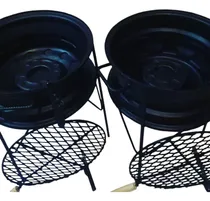 Comprar Braseros De Llanta Mas Parrilla Superior Desmontable