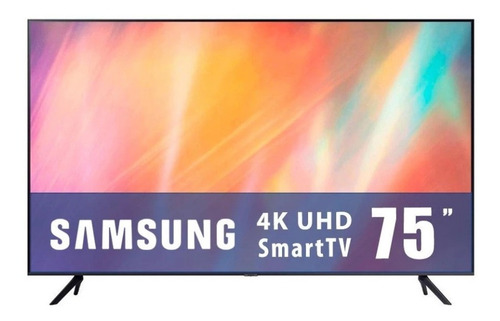Imagen 1 de 4 de Tv Samsung 75 Pulgadas 4k Ultra Hd Smart Tv Led Un75au7000