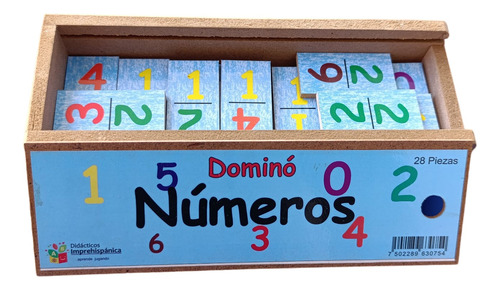 Domino De Madera Números