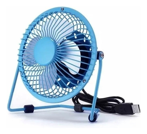 Mini Ventilador Usb De Metal Ideal: Oficina Hogar Escritorio