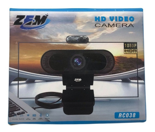 Webcam Full Hd 1080p Hdr Microfone Computador Câmera