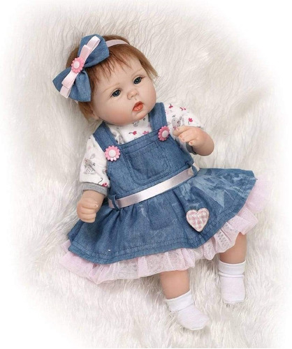 Nicery Reborn Baby Doll Soft Simulation Silicone Vinyl Clo 