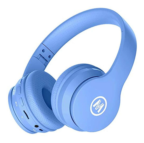 Auriculares Infantil Bluetooth Inalám/plegable/micrófo Azul