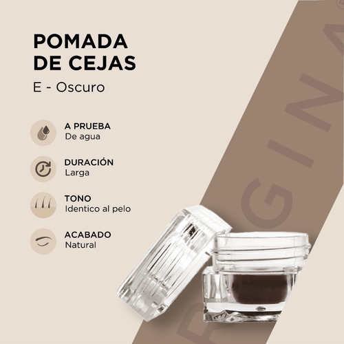 Imagen 2 de 4 de Pomada De Cejas Idéntico Pelo Regina