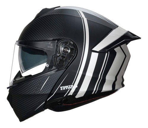 Casco Rebatible Punto Extremo 935 Way Cebra - Rvm