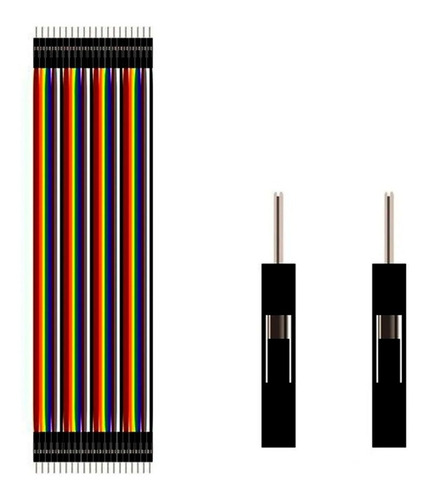 Dupont Macho Macho 30cm Cable Conector Protoboard 5pqts