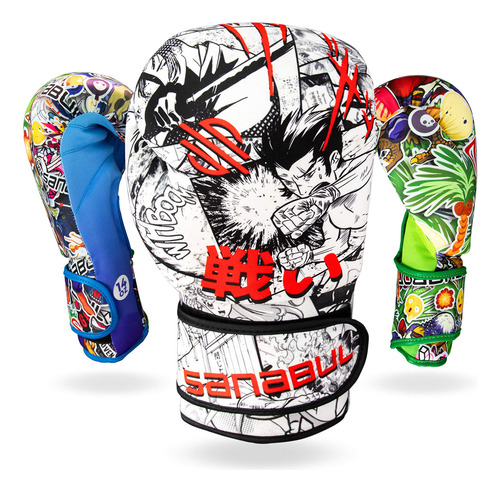 Sanabul Sticker Bomb - Guantes De Entrenamiento De Boxeo Y .