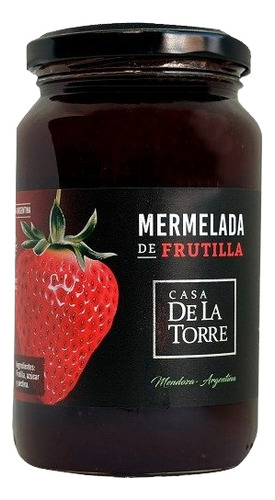 Mermelada De Frutillas 400g Casa De La Torre