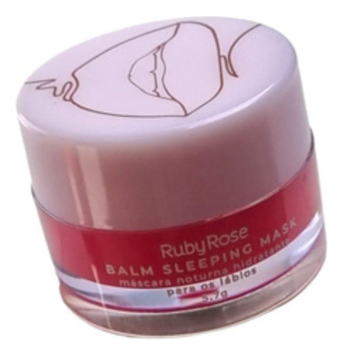 Máscara Noturna Hidratante Lábios Watermelon Ruby Rose