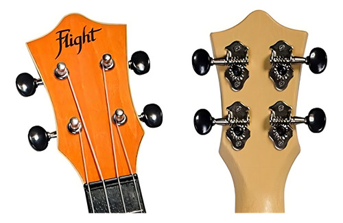 Ukulele Flight Soprano Tus35 Acústico Orange Con Funda