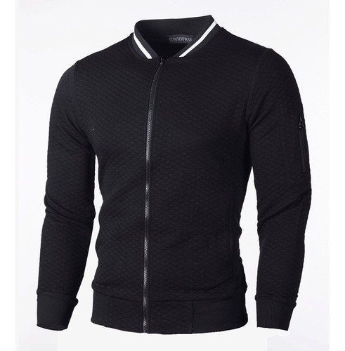 Chaqueta Delgada Casual Moderna Estilo Británico For Hombre