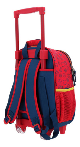 Mochila Chica Con Ruedas Chenson Mario Bros Gronshi