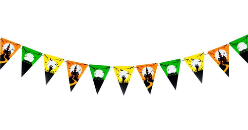 Imagem 5 de 5 de Bandeirinha Decorativas Halloween Neon