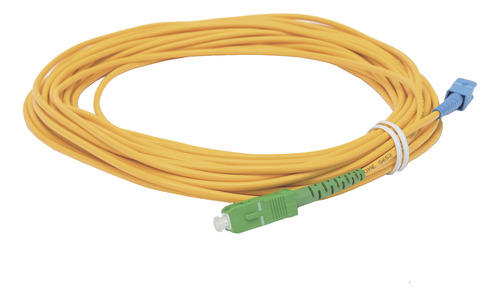 5pz Jumper Fibra Óptica Simplex,monomodo, Sc/upc-sc/apc, 10m