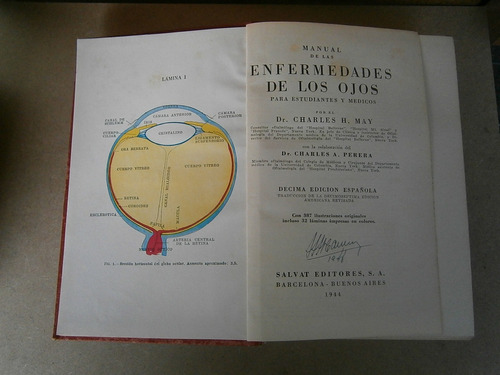 Manual De Las Enfermedades De Los Ojos . Charles H May 1944