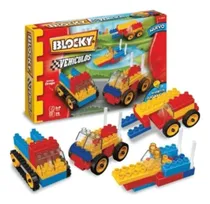 Comprar Blocky Vehiculos - 70 Piezas - Bloques Para Armar Rasti