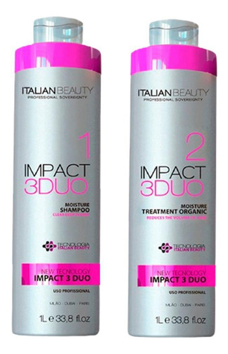 Kit Progressiva Profissional Italian Beauty Impact 3duo