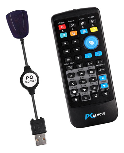 Media Center Multifunción Usb Pc Telemando Por Infrarrojos