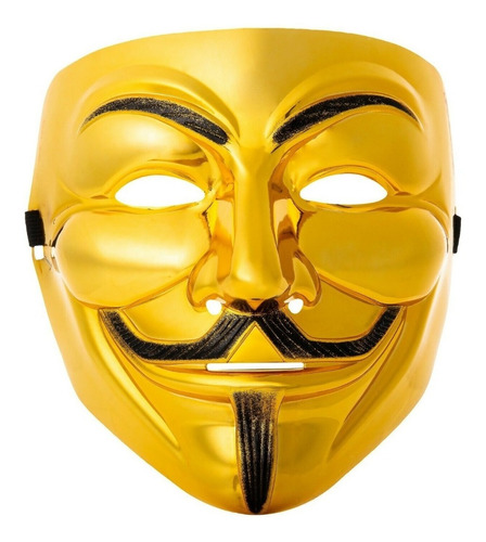 Mascara Anonymus Vendetta Metalizada Pack X 10 Unidades