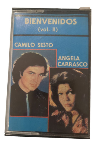 Cassette Camilo Sesto Ángela Carrasco Bienvenidos 2