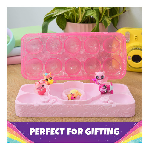 Toy Hatchimals Alive Rainbow Splash Con 5 Figuras De Más De