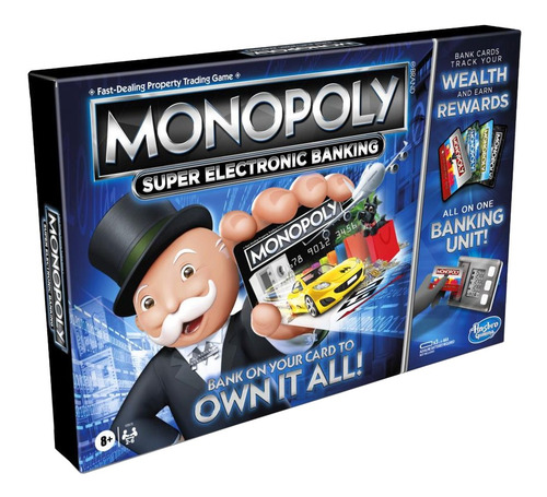 Juego De Mesa Monopoly Super Electronic Banking Hasbro E8978