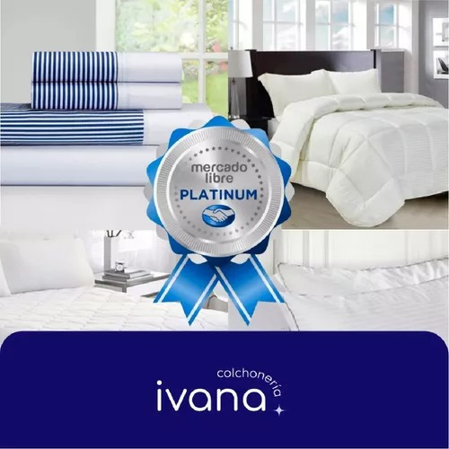 Imagen 4 de 10 de Colchón Y Sommier Cannon Exclusive 140 X 190 + Doble Pillow