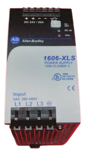 Allen-bradley 1606-xls480e-3 Power Supply 380-480vac 24-28vd