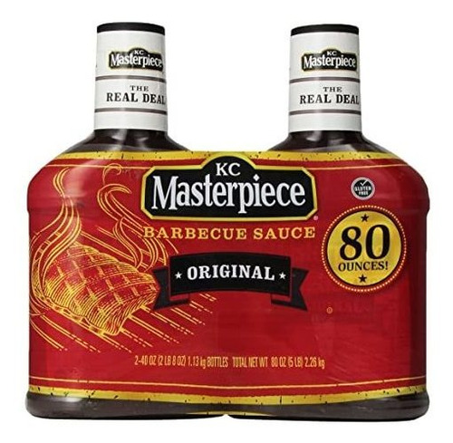 Kc Masterpiece Salsa Original, Barbacoa, 80 Onza