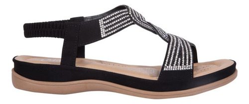 Sandalia Confort Vi Line  Ws21 De Dama En Negro