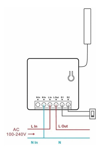 Imagen 3 de 7 de Mini Interruptor Rele Inteligente Domotica Escalera Diy 6c